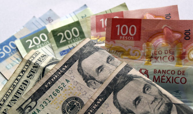 Pesos Mexicanos a Dolares